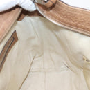 GUCCI Miss GG Hand Bag Leather Brown Silver 323675 Auth ka6739-22