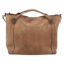 GUCCI Miss GG Hand Bag Leather Brown Silver 323675 Auth ka6739-2