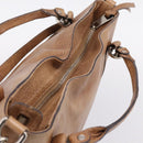 GUCCI Miss GG Hand Bag Leather Brown Silver 323675 Auth ka6739-6