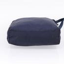 PRADA Tote Bag Nylon 2way Navy Silver Auth ka6740A-5
