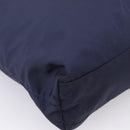 PRADA Tote Bag Nylon 2way Navy Silver Auth ka6740A-16