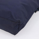 PRADA Tote Bag Nylon 2way Navy Silver Auth ka6740A-17