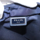 PRADA Tote Bag Nylon 2way Navy Silver Auth ka6740A-20
