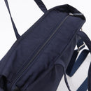 PRADA Tote Bag Nylon 2way Navy Silver Auth ka6740A-6