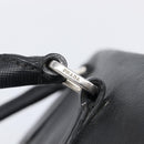 PRADA Hand Bag Saffiano leather Black Silver Auth ka6744-8