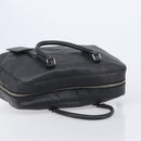 PRADA Hand Bag Saffiano leather Black Silver Auth ka6744-6