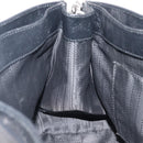 Salvatore Ferragamo Gancini Hand Bag Leather Black Silver Auth ka6755-23