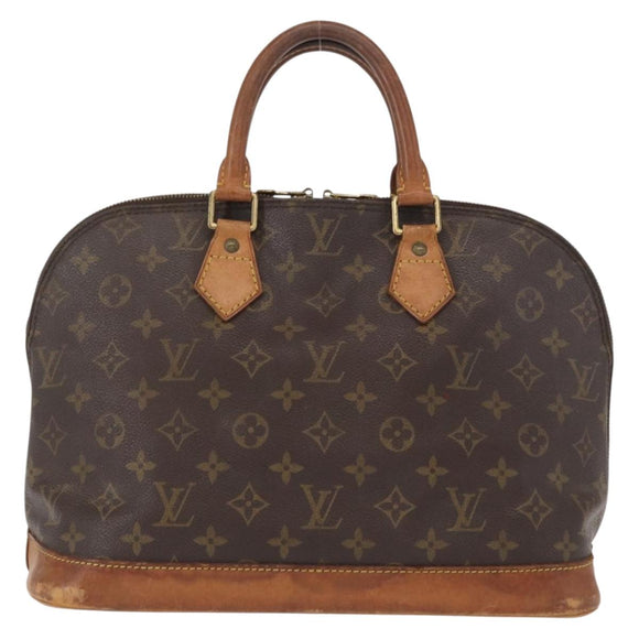 LOUIS VUITTON Monogram Alma Hand Bag M51130 LV Auth ka676
