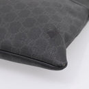 GUCCI GG Supreme Shoulder Bag PVC Black 162904 Auth ka6761-10