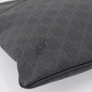 GUCCI GG Supreme Shoulder Bag PVC Black 162904 Auth ka6761-11