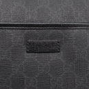 GUCCI GG Supreme Shoulder Bag PVC Black 162904 Auth ka6761-16