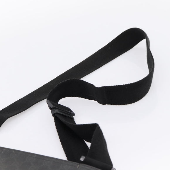 GUCCI GG Supreme Shoulder Bag PVC Black 162904 Auth ka6761