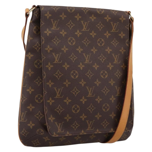 LOUIS VUITTON Monogram Musette Shoulder Bag M51256 LV Auth ka6762A