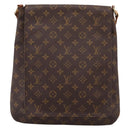 LOUIS VUITTON Monogram Musette Shoulder Bag M51256 LV Auth ka6762A-2