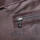 FENDI Pecan Tote Bag Canvas Black Khaki Auth ka6763-22