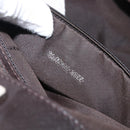 FENDI Pecan Tote Bag Canvas Black Khaki Auth ka6763-24