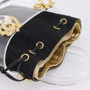 Salvatore Ferragamo Gancini Hand Bag Plastic Clear Gold Tone Auth ka6767V-6