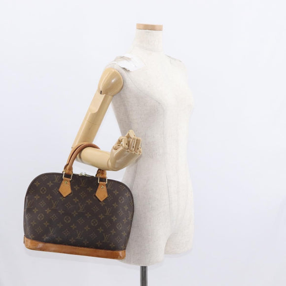 LOUIS VUITTON Monogram Alma Hand Bag M51130 LV Auth ka677