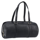LOUIS VUITTON Epi Soufflot Hand Bag Black M52222 LV Auth ka6771-1