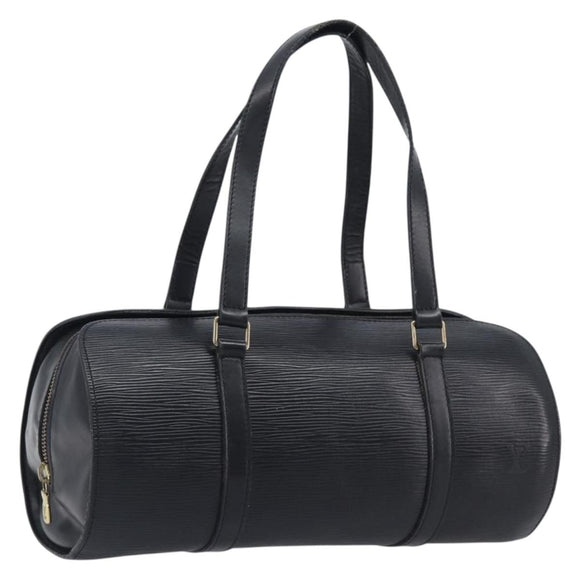 LOUIS VUITTON Epi Soufflot Hand Bag Black M52222 LV Auth ka6771