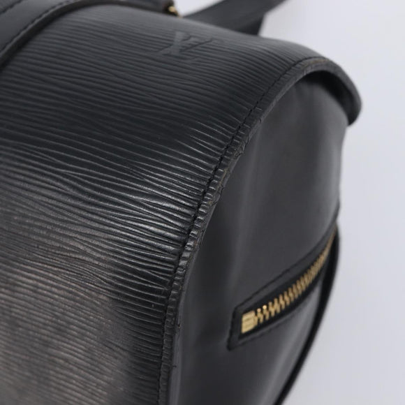LOUIS VUITTON Epi Soufflot Hand Bag Black M52222 LV Auth ka6771