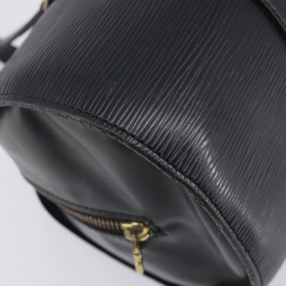 LOUIS VUITTON Epi Soufflot Hand Bag Black M52222 LV Auth ka6771