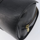 LOUIS VUITTON Epi Soufflot Hand Bag Black M52222 LV Auth ka6771-17