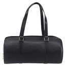 LOUIS VUITTON Epi Soufflot Hand Bag Black M52222 LV Auth ka6771-13