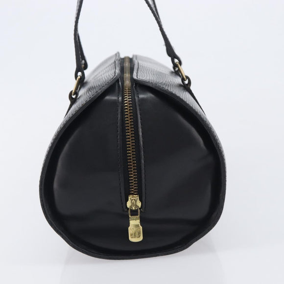 LOUIS VUITTON Epi Soufflot Hand Bag Black M52222 LV Auth ka6771