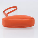GUCCI GG Marmont Aphrodite Small Shoulder Bag Leather Orange 731817 Auth ka6775M-12