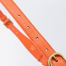 GUCCI GG Marmont Aphrodite Small Shoulder Bag Leather Orange 731817 Auth ka6775M-18