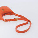 GUCCI GG Marmont Aphrodite Small Shoulder Bag Leather Orange 731817 Auth ka6775M-7