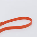 GUCCI GG Marmont Aphrodite Small Shoulder Bag Leather Orange 731817 Auth ka6775M-9