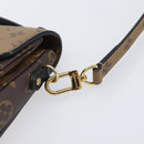 LOUIS VUITTON Monogram Reverse Pochette Metis MM Shoulder M44876 LV Auth ka6778A-12