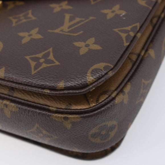 LOUIS VUITTON Monogram Reverse Pochette Metis MM Shoulder M44876 LV Auth ka6778A