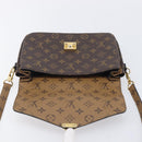 LOUIS VUITTON Monogram Reverse Pochette Metis MM Shoulder M44876 LV Auth ka6778A-23