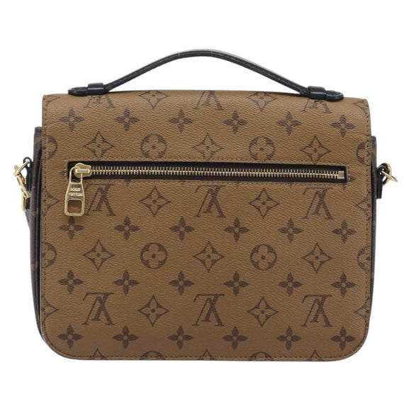 LOUIS VUITTON Monogram Reverse Pochette Metis MM Shoulder M44876 LV Auth ka6778A