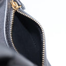 CELINE Luggage Nano Shopper Hand Bag Canvas 2way Navy Black Auth ka6779A-28