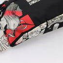 PRADA Waist Bag Nylon Black Silver Auth ka6780M-15