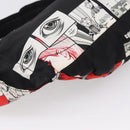 PRADA Waist Bag Nylon Black Silver Auth ka6780M-17