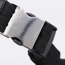 PRADA Waist Bag Nylon Black Silver Auth ka6780M-9