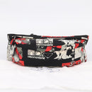 PRADA Waist Bag Nylon Black Silver Auth ka6780M-23