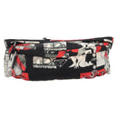 PRADA Waist Bag Nylon Black Silver Auth ka6780M-13