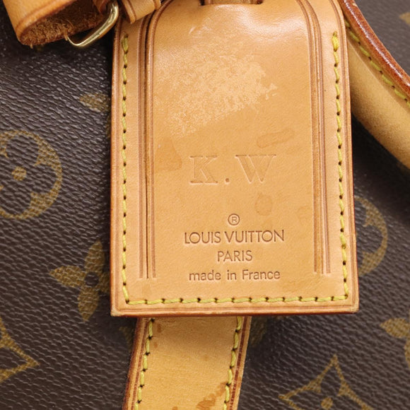 LOUIS VUITTON Monogram Keepall Bandouliere 60 Boston Bag M41412 LV Auth ka6781