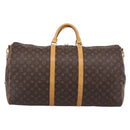 LOUIS VUITTON Monogram Keepall Bandouliere 60 Boston Bag M41412 LV Auth ka6781-3