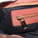 Chloe Etel Hand Bag Leather 2way Pink Gold Auth ka6785A-25