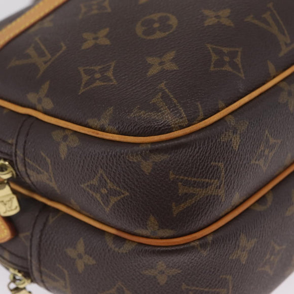 LOUIS VUITTON Monogram Reporter PM Shoulder Bag M45254 LV Auth ka6787