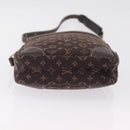 LOUIS VUITTON Monogram Mini Lin Danube Shoulder Bag Ebene M95228 LV Auth ka6789A-11