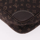 LOUIS VUITTON Monogram Mini Lin Danube Shoulder Bag Ebene M95228 LV Auth ka6789A-14