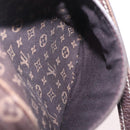 LOUIS VUITTON Monogram Mini Lin Danube Shoulder Bag Ebene M95228 LV Auth ka6789A-21